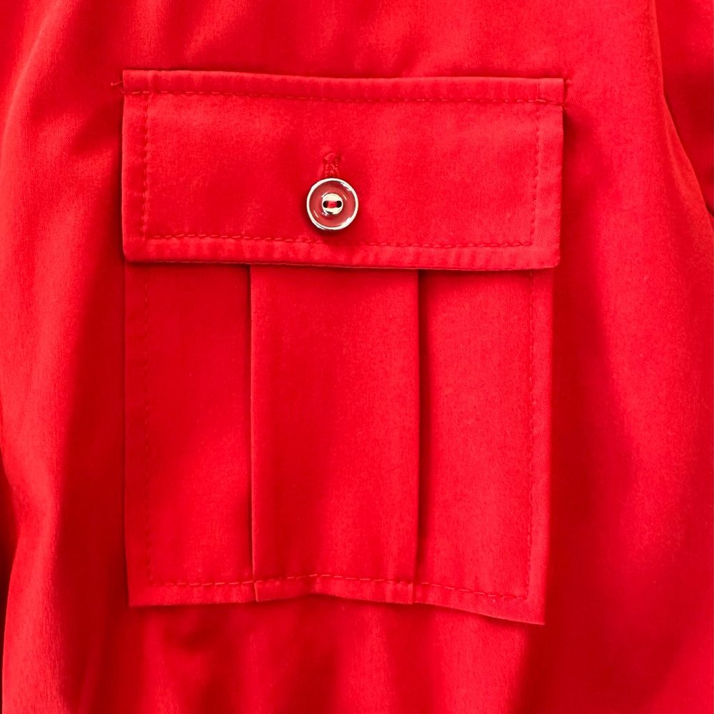 Shirt dress - red and black - New York & Company - Picture 5 of 5